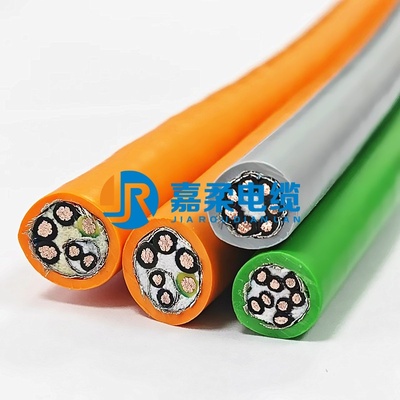 柔性伺服系统专用电缆4*4.0+2x(2*1.5)P