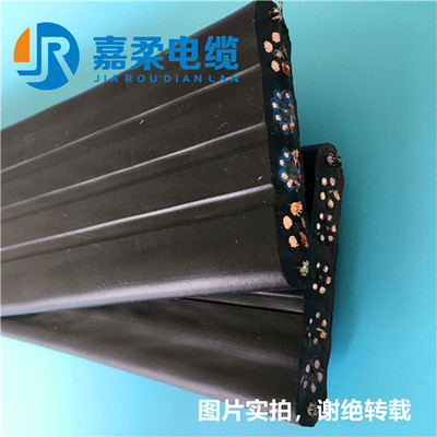 港机扁平光纤复合电缆,拖拽光纤扁电缆